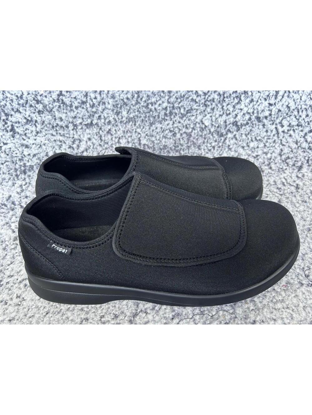 Propet Cush N Foot M0202 Black Size 12X (3E) Adjustable Stretch Slipper/Shoe NEW